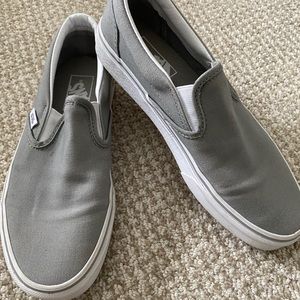 Women’s vans grey Sz 7.5 excellent